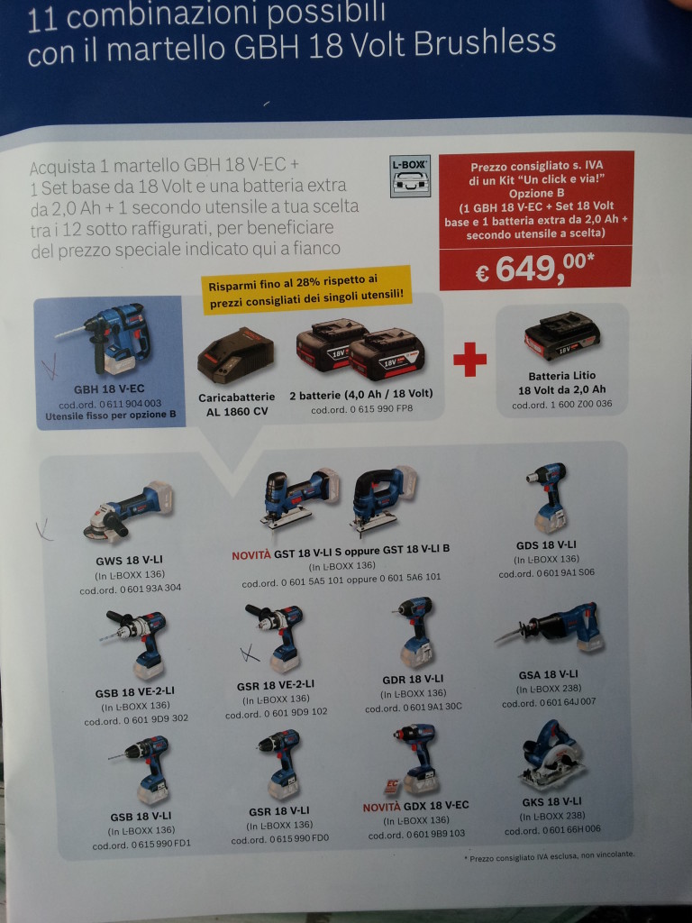 BOSCH PROMO